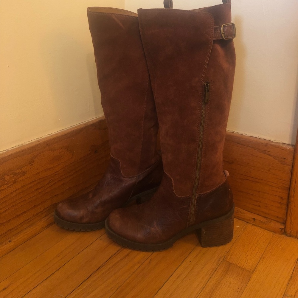 🍀 LUCKY BRAND (8.5) leather boots